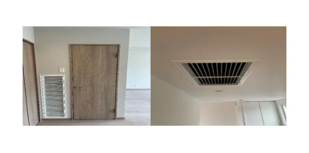 空調リターンガラリイメージ